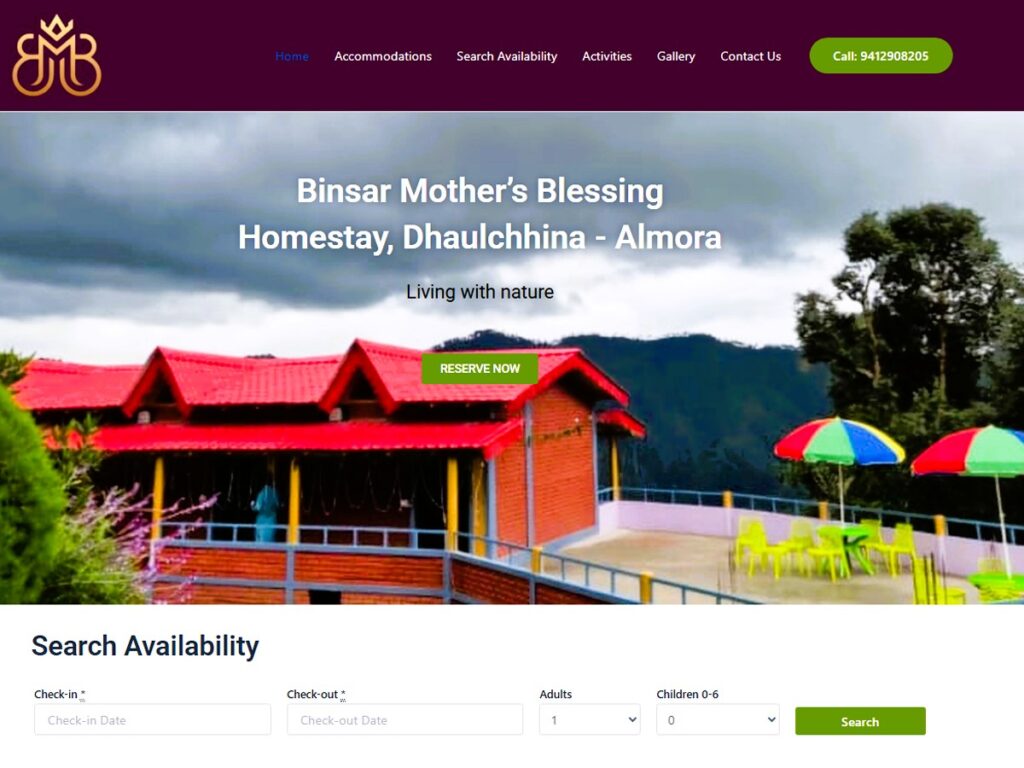 WordPress Developer in Uttarakhand for Business and Homestays