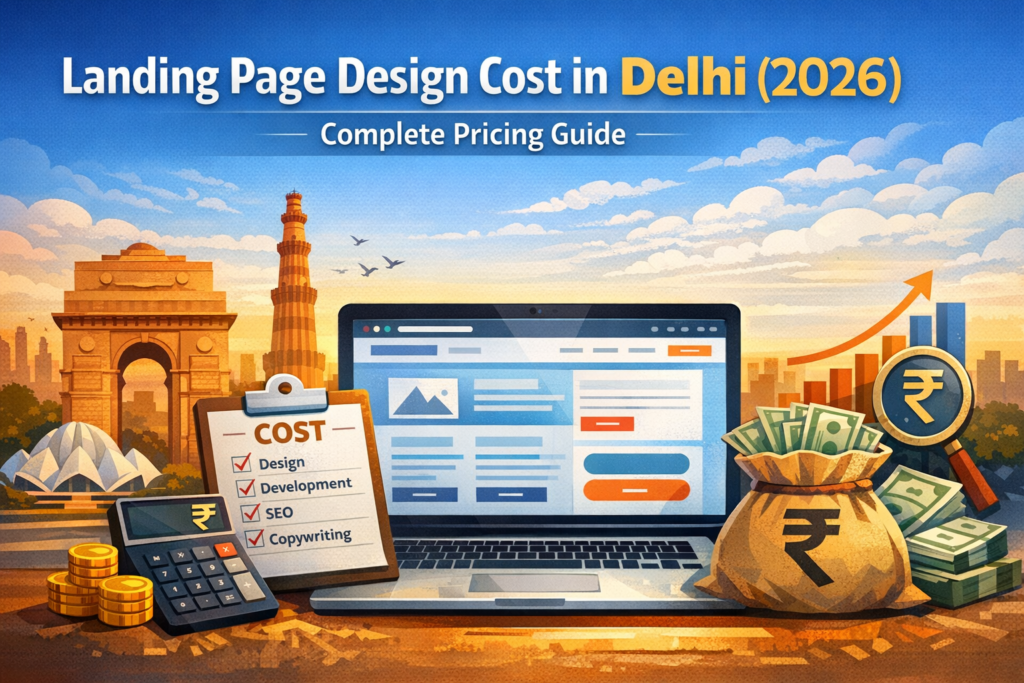 Landing Page Design Cost in Delhi (2026) – Pricing & Features
