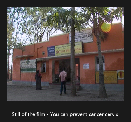 PHC shot, still of the film You Can Prevent Cancer Cervix